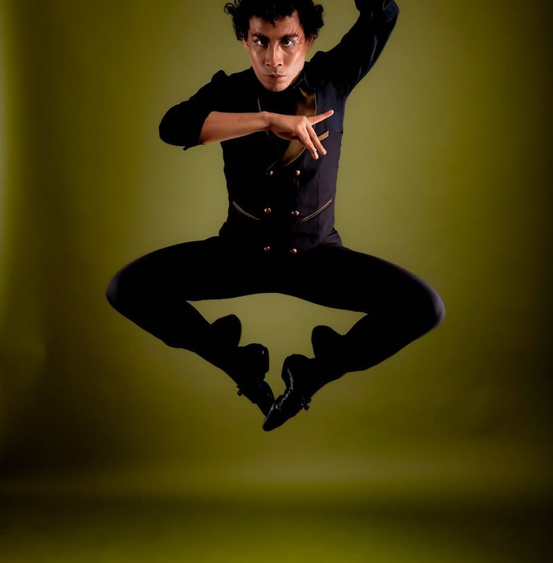 Main image showing a person mid-motion, capturing the fluidity of the exercise.